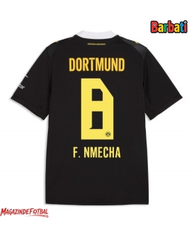 Borussia Dortmund Felix Nmecha #8 Tricou Fotbal Replică 2026-27 Barbati Deplasare